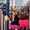 Halloween Wooden Pumpkin Welcome Sign for Front Door Wall Window Hanging Home Decor