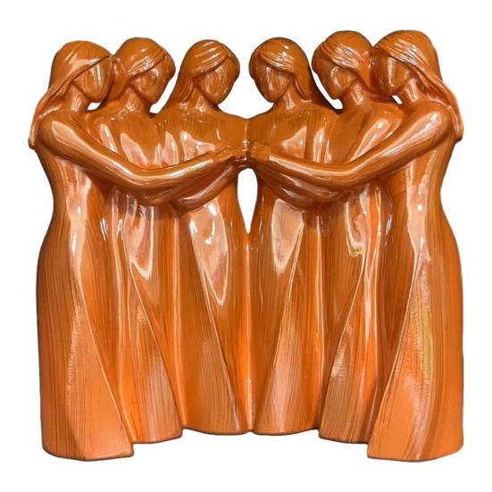 Figurka Przyjaźni Sióstr Statua Przyjaźni Między Kobietami Dwie/Trzy/Cztery/Pięć/Sześć Sióstr Rzeźba Przyjaciółki Najlepsze Przyjaciółki Prezent Urodzinowy Bożonarodzeniowy