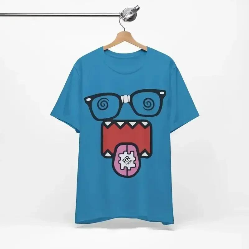 Zawroty Głowy Domo Kun Koszulka Emo Scena Y2k Moda
