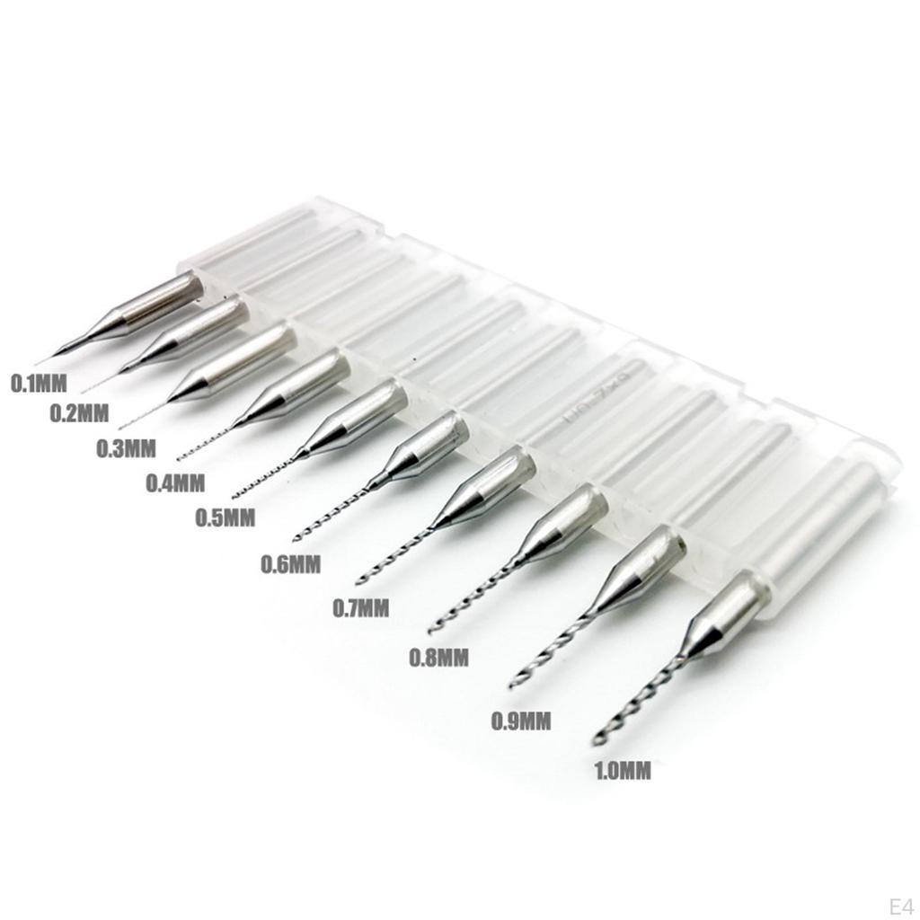 Set with 5 Pcs Drill Bit, Tungsten Steel Material Hand Drill, Precision Tools for Carving