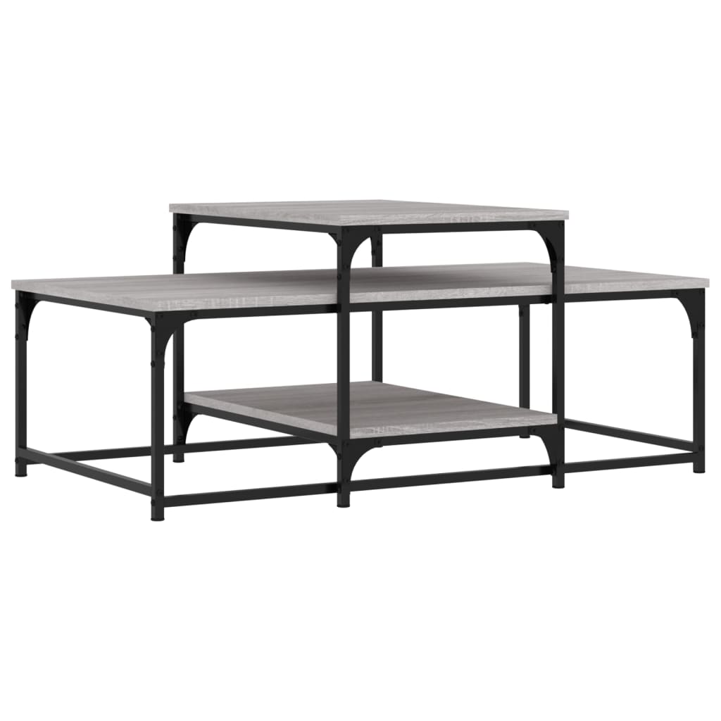  Coffee Table, Grey Sonoma Oak, 102x60x45 Cm