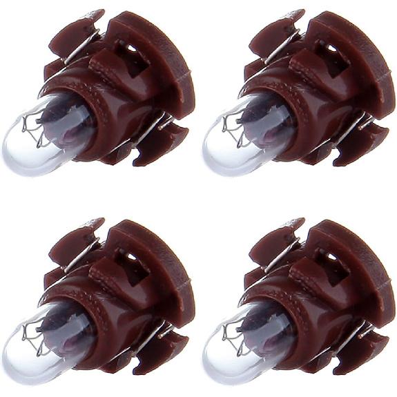 

cciyu 4 Pack T4/T4.2 Neo Wedge Halogen Bulb Replacement fit for A/C Light Lamp 12V