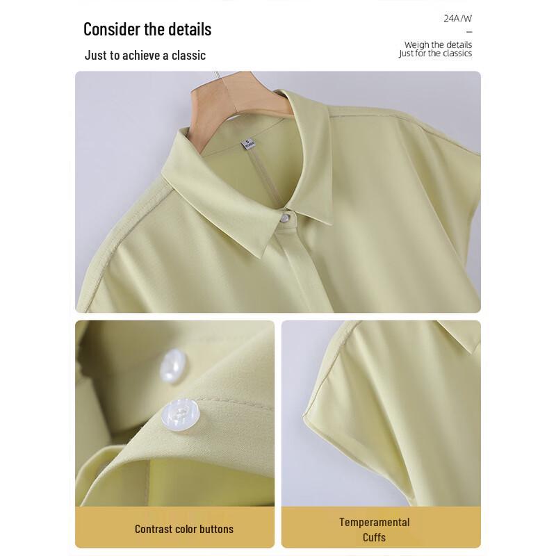 Women's Polo Collar Shirt Midi Dress