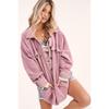 Winter Women's Fashion Long-sleeved Single-breasted Cardigan Fleece Sweater Woolen Jacket