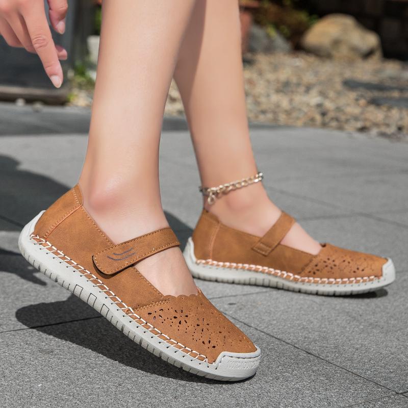 Women Sandals Summer Platform Breathable Shoes Year Leisure Mother Shoes Soft Bottom Fashion Platform Sandals Womens Shoes36-44