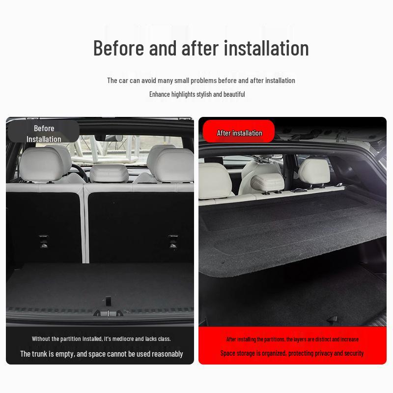 Boyue COOL 24 Model Rear Trunk Cargo Cover for Geely Cityray