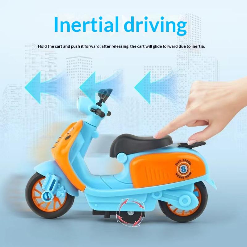 Children'S Inertial Motorcycle Toy Simulation Drop-Resistant Motorcycle Model Funny Birthday Gifts-Toy