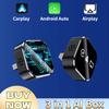 Wireless Carplay Android Auto Airplay Adapter 2025 New 3 In 1 AI Smart Mini Car Box Plug and Play Auto Connect WiFi Bluetooth