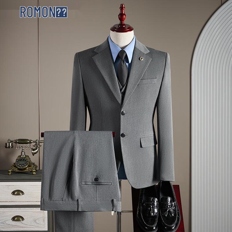 Мужской деловой formalный костюм-тройка ROMON 5XL