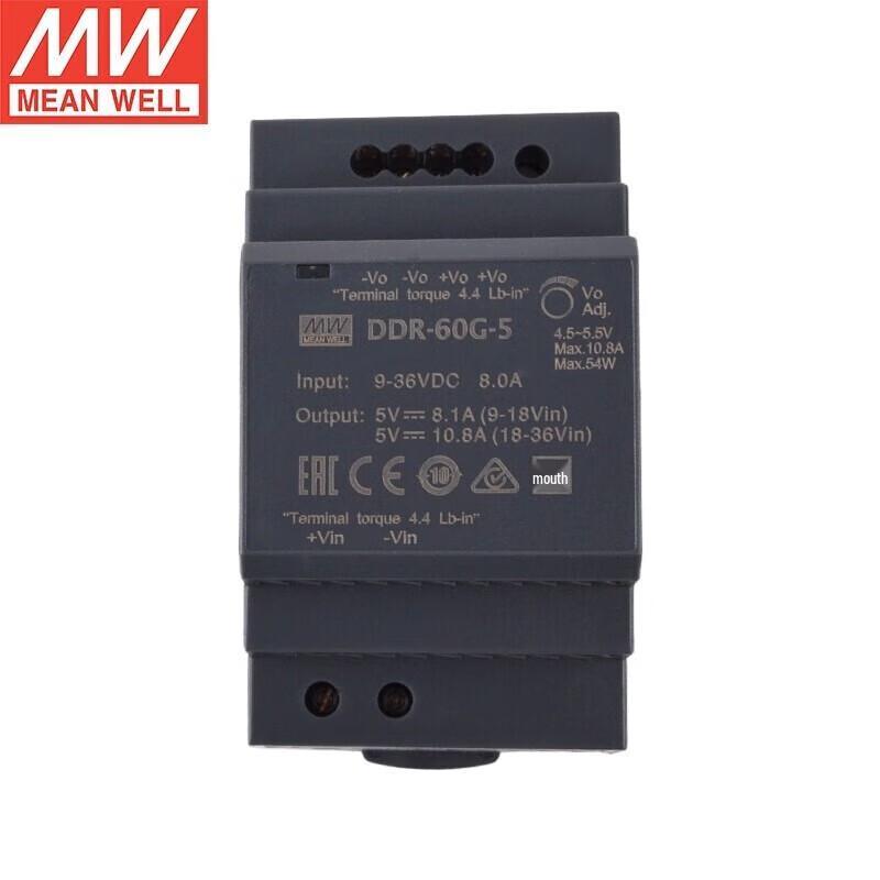 MEANWELL DDR-60G-5 Ultra-thin DIN Rail DC-DC Converter