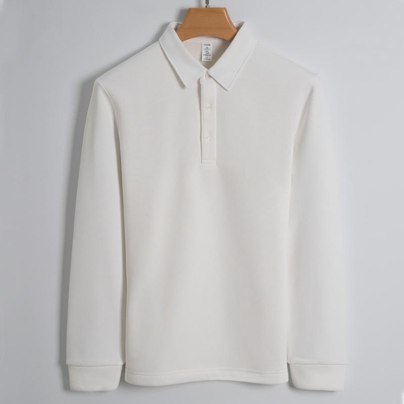 

430 г плюс бархат утолщенный хлопок теплая рубашка поло для мужчин с длинным рукавом деловая повседневная мужская теплая рубашка для мужчин M