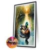 40x60cm Duck 5D DIY Full Drill Round Diamond Painting Kit for Home Wall Decor