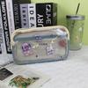 Large Capacity Transparent Pencil Bag With Seethrough Window For Students Gift