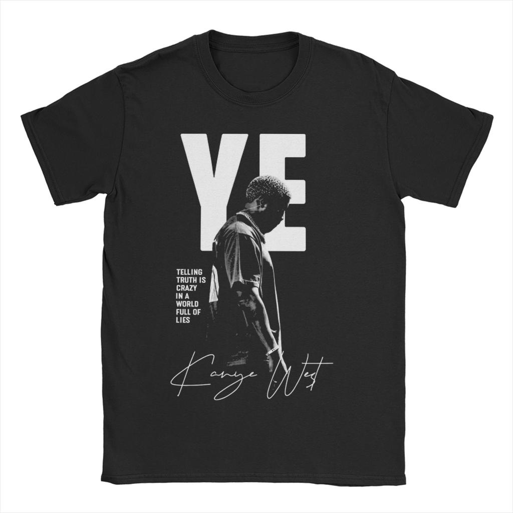 Kanye West TShirt for Unisex Women Cute Bear Novelty Pure Cotton Tee Shirt Round Collar Short Sleeve T Shirts Gift Idea Clothing