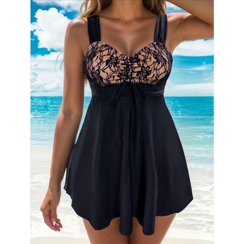 Bedruckter Gepolsterter Damen Badeanzug High Waist Bikini Damen Bademode Zweiteiliges Bikini-Set Badegast Badeanzug Schwimmen