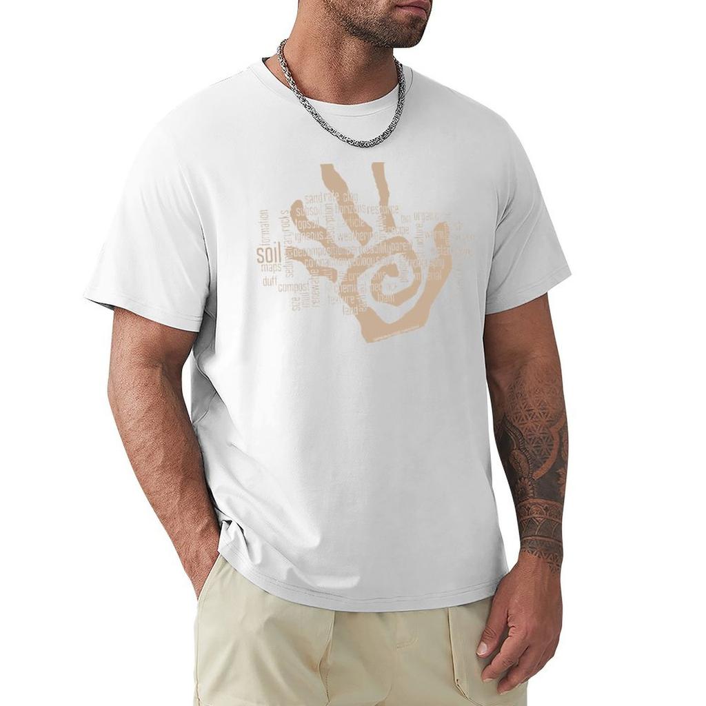 Soil Field Study Words (Scw) Tshirt Simple Casual Short Sleeve Cotton Tshirt