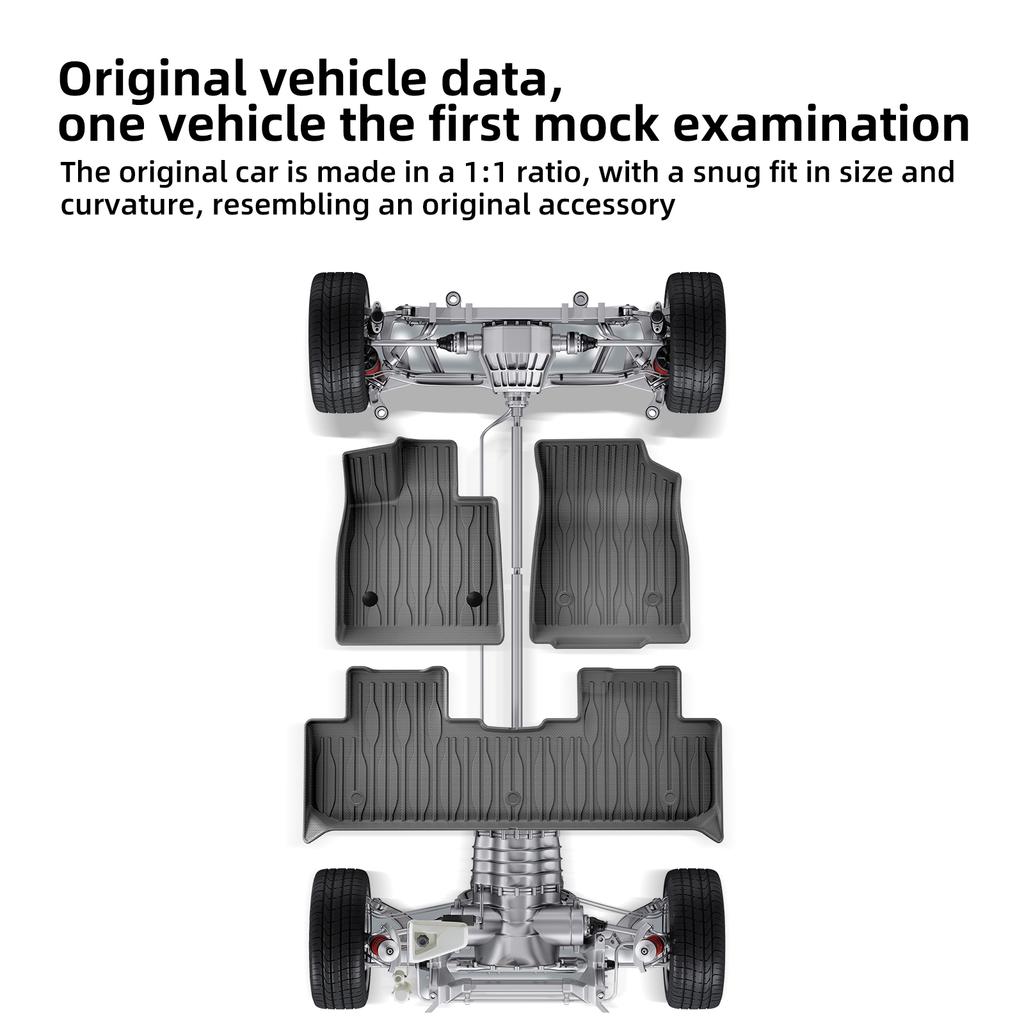 Trazione Sinistra per BYD Song Plus EV/DMI Seal U EV (Non Adatto Sigillo U DMi) Tappetini Auto 2021-2026 Tappetino Bagagliaio Rivestimento Schienale Accessorio