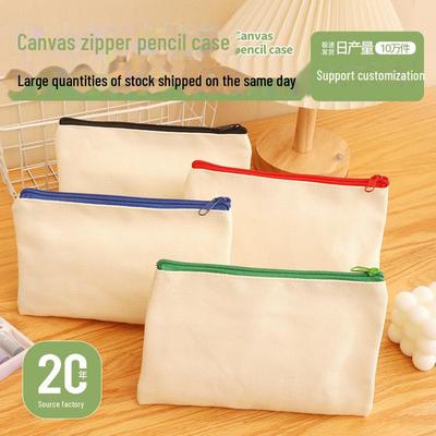 Trousse Vuota Fai-da-te Dipinta a Mano con Cerniera: Portapenne Personalizzabile, Beauty Case, Pochette e Stampa Logo Disponibili.