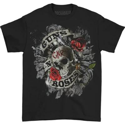 80s Guns N 'Roses and Guns N' Roses American High Street Women T Shirts Vintage Short Sleeve Rock Graphic Men T-shirt Harajuku