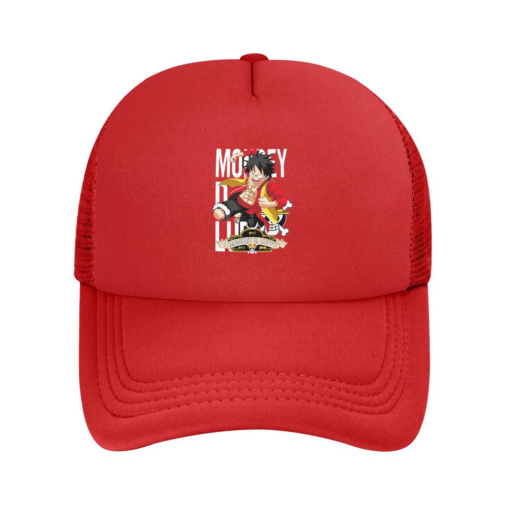 Kawaii onepieces Tony Tony Chopper Trucker Hat Adult Fitted Mesh Baseball Caps Polyester Adjustable Racing Cap