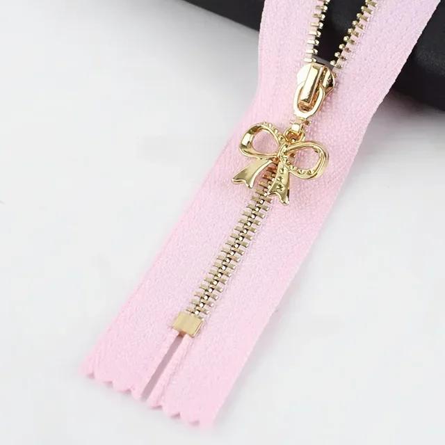 5Pcs Meetee 3# 15-30cm Metal Zippers Bags Closed End Auto Lock Zipper for Clothes Repair Kit DIY Sewing Material Accessories