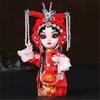 Chinese Opera Character Decoration Silk Doll Peking Opera Mask Doll Chinese Handmade Decorative Gifts Shop decoration Doll