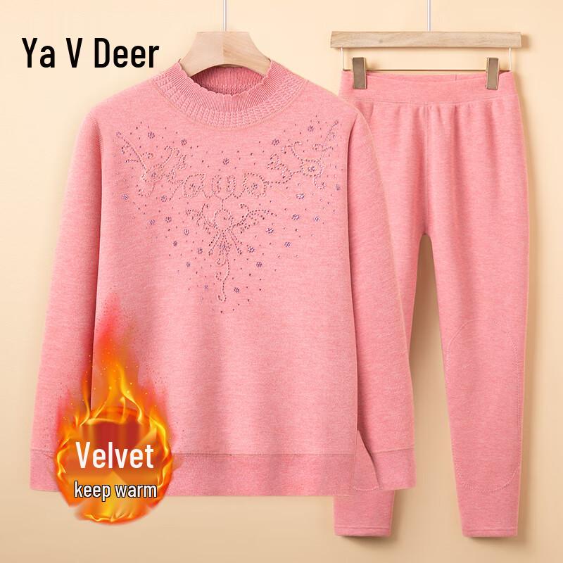 

Yalu Women s Fleece-Lined Thermal Underwear Set 4XL (130-145 lbs)