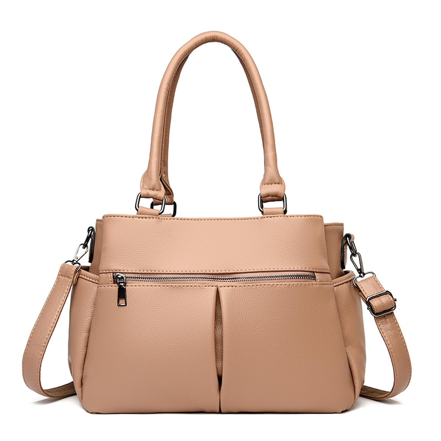 

Handbag for Shoulder Large Crossbody Shoulder Crossbody Commuting [Welltude] Women, Bag, Capacity, Multi-Storage, Bag, Bag, Bag, Handbag, Bag, 3-Way бежевий