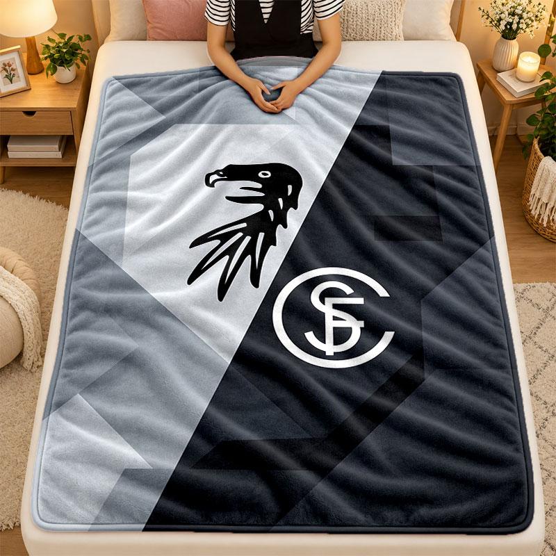 Flannel BlanketSC Freiburg FC Warm Soft Throw Blanket for Indoor Sofa Bed Living Room Use