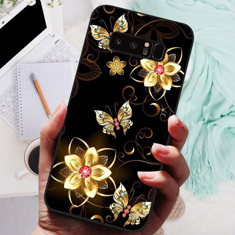 For Samsung Note 8 9 7 5 Case Cover Wolf Cat Animals Silicone Soft Back Cases For Samsung Galaxy Note 9 Note8 Note7 Phone Case