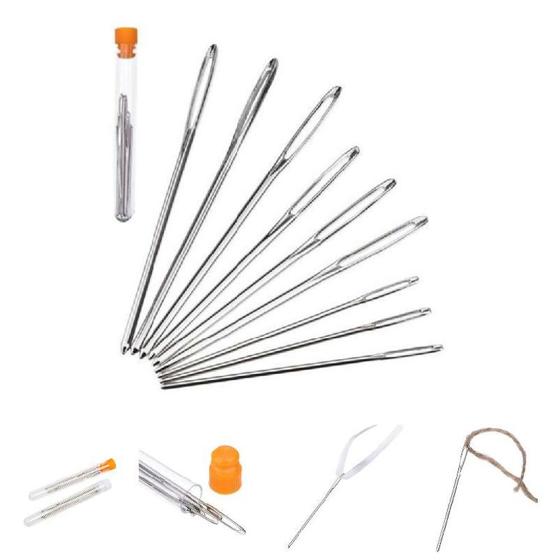 Buy Sewing Needles Knitting Sizes 9Pcs/Set Yarn Blunt Stainless Tools 3