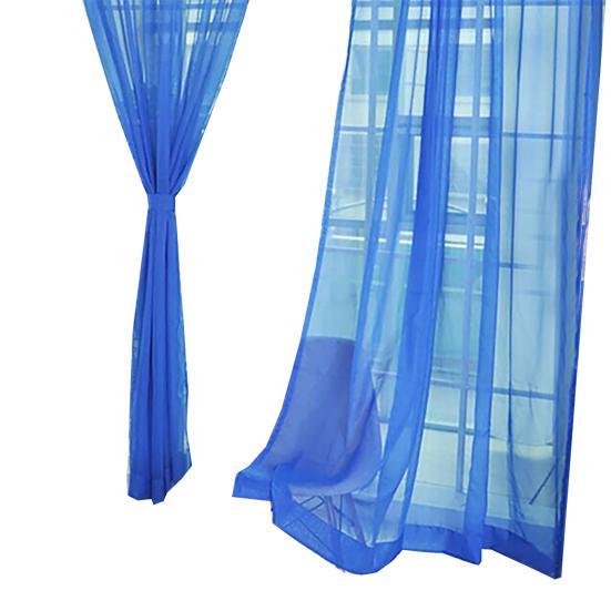 

Легкие прозрачные ламбрекены для дверей, окон, занавесок, драпировок, прозрачных, для дома, свадьбы темно-синий