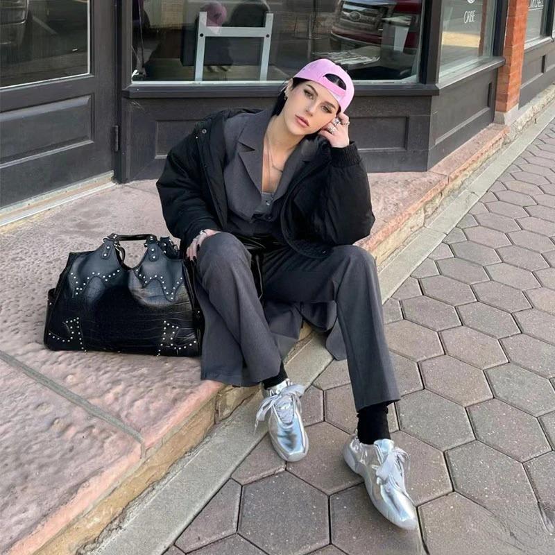 Fashion Ballet Shoes 2025 Women's Fashion Design Soft Sole Casual Sports Shoes Women's Ballet Flat Shoes