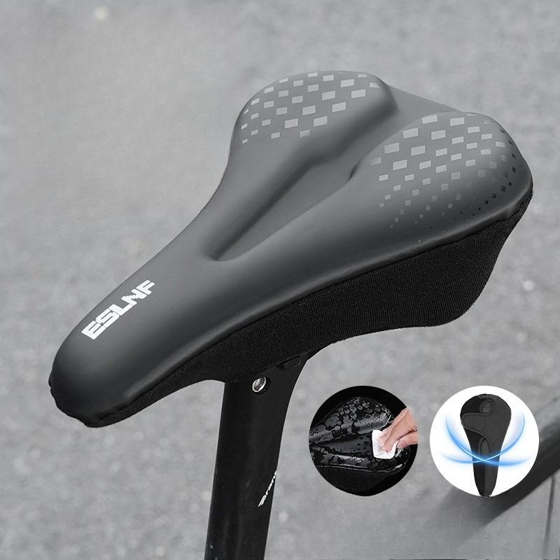 

Bicycle Seat Cover Road Bike Soft Fart Cover Silicone Shock Absorber Thickened Soft Comfortable Mountain Bike Seat Cover