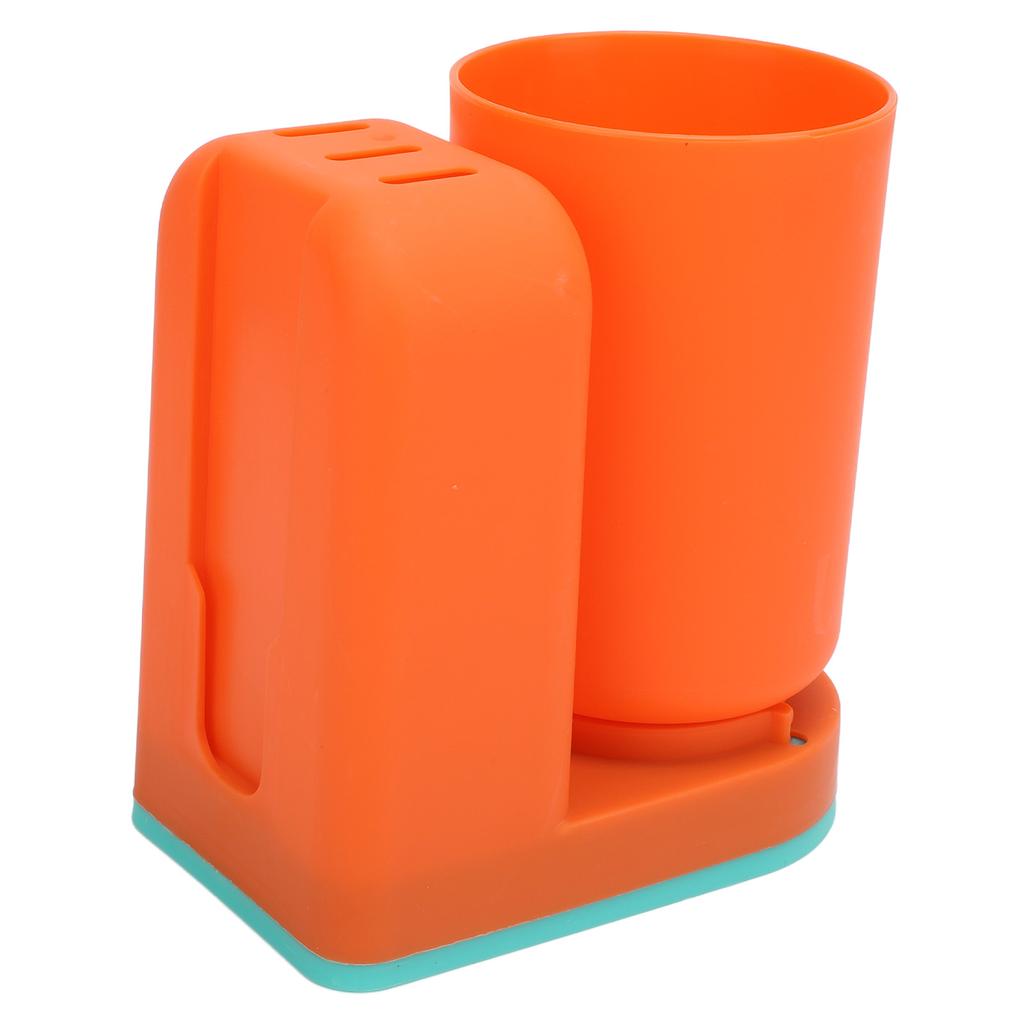 Toothbrush Cup Holder Multipurpose Modern Simple Design Space Saving Wall Mounted Toothbrush Holder with Cup