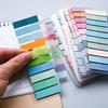 200-4200Pcs Transparent Colorful Index Creative Memo Pads Office School Stationery Self-Adhesive Stickers Sticky Note Pads