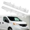 2Pcs Car Front Bumper Bracket Retainer Left Right Side for Nissan NV200 2013– White 62225-3LM0A 62224-3LM0A 622253LM0A