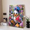 Disney Diamond Painting Donald Duck Spring Flower Sea Theme Art Painting Cartoon Diamond Painting Full Diamond Cross Stitch DIY Gift Home Decoration