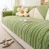 Cream-Style Thickened Soft Fleece Sofa Cushion One-Piece Non-Slip Seat Cover For Fall Winter Cozy Warm Sofa Pad