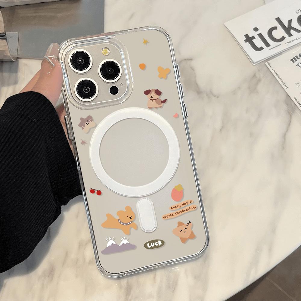 Magnetyczne etui na telefon dla iPhone 11 12 13 iPhone 13 14 15 Pro 15 16 Pro Max Samsung A15 A16 A25 A26 A55 A56 S25 S24 S22 S23 Ultra S25 Edge