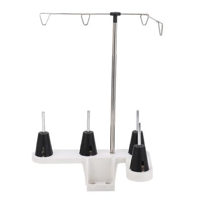 4 Spools Thread Holder Plastic and Stainless Steel Multipurpose Spool Stand for Household Sewing Mac