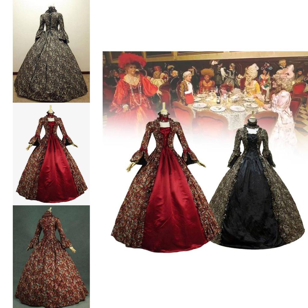 Stunning Victorian Style Party Dress For Women In Multiple Vibrant Colors