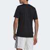 adidas T Shirts Men's Black Crew Neck Moderate Straight Fit GL3263