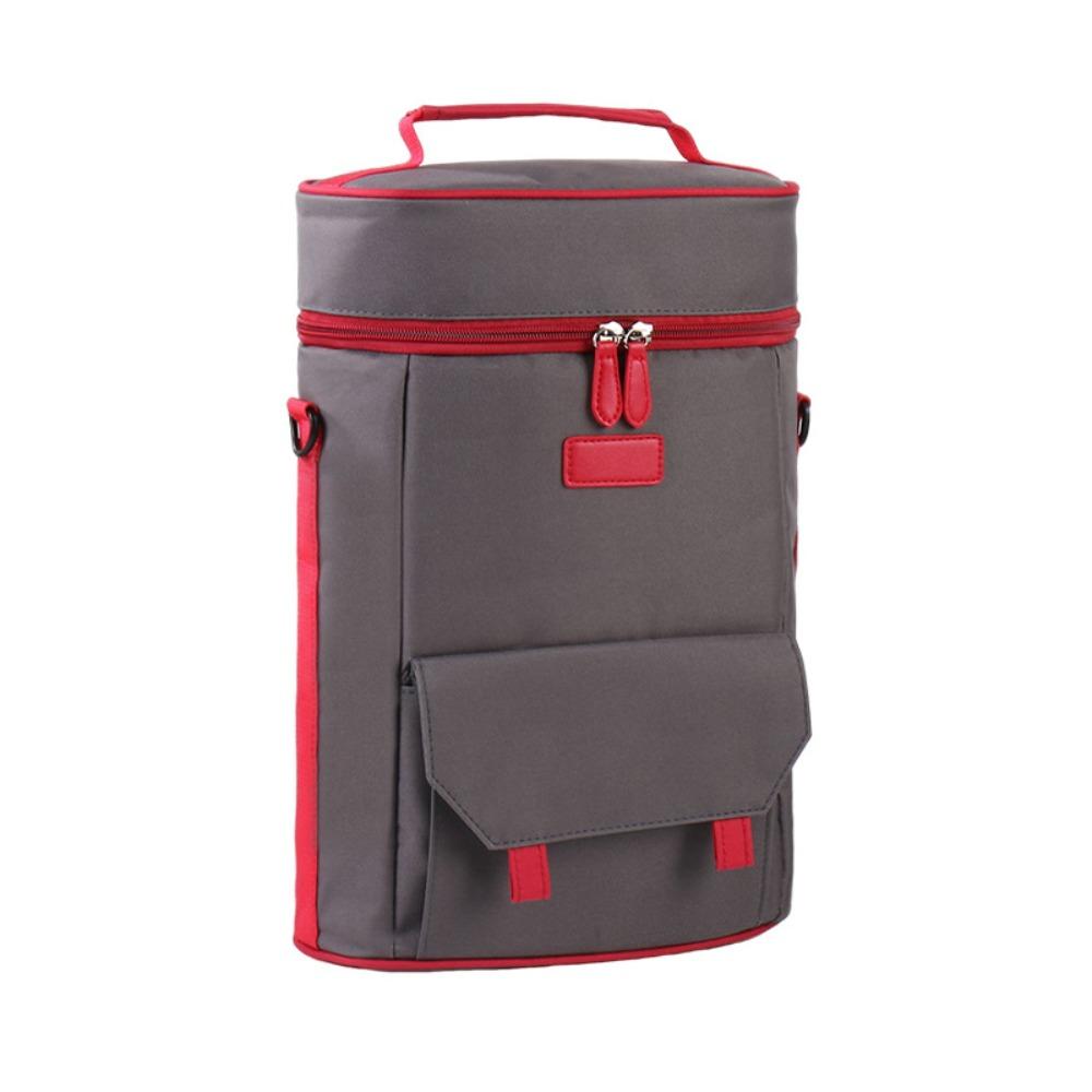 Wear-resistant Wine Tote Bag Two-bottle Camping Organizer Beach Handbag  Beach Activities