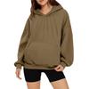 Women's Fashionable And Comfortable Long-Sleeved Solid Color Hoodie