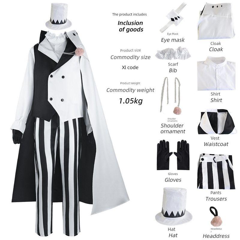 Bungo Stray Dogs Season 4 Cosplay Costumes: Iwaya Tetsugou, Obara Yeiko, Bungo Stray Dogs Cosplay Stage Performance Costumes
