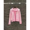 Miu Style 2025 Winter Knit Lapel Cardigan with Letter Print – Age-Reducing, Casual, and Versatile.