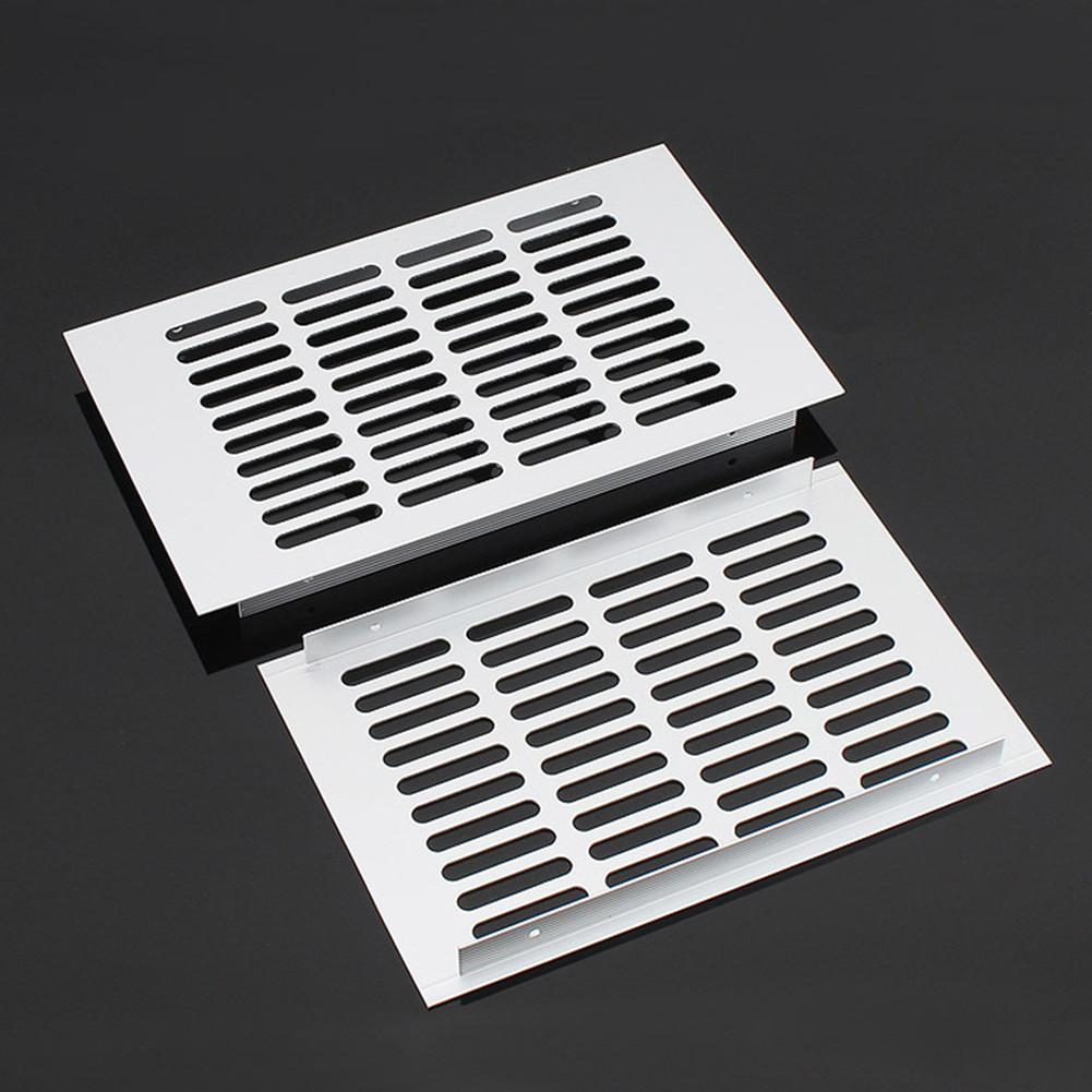 150mm Rectangular Cabinet Wardrobe Air Vent Grille Ventilation-Cover Air Vent Perforated Sheet Web Plate Home Improvement