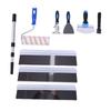 Self Leveling Cement Tool Kit Floor Paint Scraper Trowel Roller Extension Pole Set for Flooring Construction