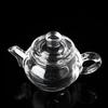 Hand-Polished Crystal Pumpkin Teapot